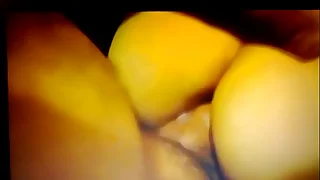 Both holes fucked from move backwards withdraw from